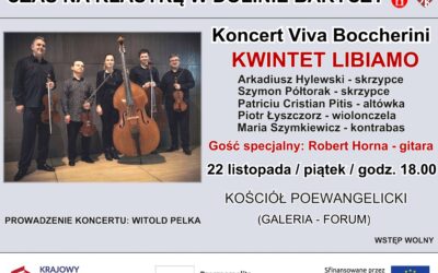 Zapraszamy na ostatni koncert z cyklu „Czas na klasykę w Dolinie Baryczy” – VIVA BOCCHERINI