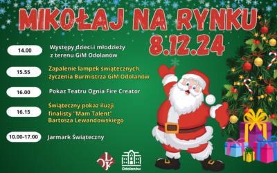 Zapraszamy na „Mikołaja Na Rynku” 8 grudnia start godz. 14.00