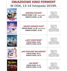 Kino Ferment w ODK 13-14.12 repertuar